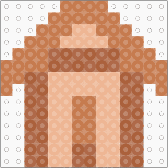 Minecraft villager house! - beige, brown, cotdvillages, house, minecraft, orange, video game, white