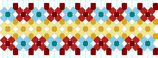 Clown core - brown, colorful, yellow