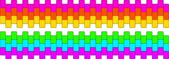 (TW BRIGHT COLOURS) rainbow matching cuffs :3 - cotdsaturation, cuff, matching, pink, rainbow