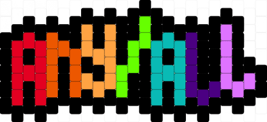 Any/all pronoun text ;3 - anyall, black, orange, pronoun, red, teal, text