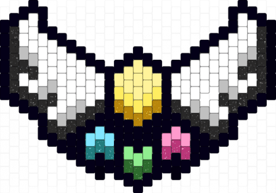 deltarune logo with color cuz i was bored - black,white,yellow,beige,deltarune,delta rune,the delta rune,kris,susie,ralsei