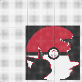 Pokemon Ball - pokemon,silhouette,pokeball,pikachu,ash ketchum,gaming,red,white,black