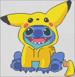 Pikachu Stitch - stitch,pikachu,costume,cute,pokemon,lilo and stitch,character,happy,disney,movie