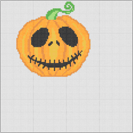 Pumpkin Jack - jack skellington,pumpkin,nightmare before christmas,halloween,movie,spooky,character,face,orange,black,green