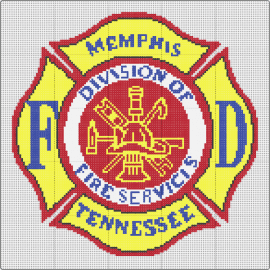 FD Logo - fire department,tennessee,logo,crest,hero,yellow,red