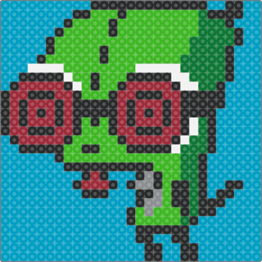 REZZ Gir - green, light blue