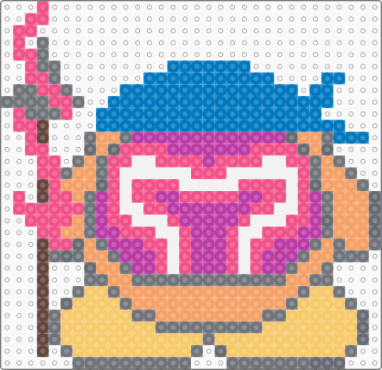 Mr. Wobble Waddle Dee - blue, gray, pink