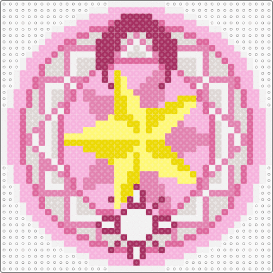 Cardcaptor Star Magic Circle - pink,anime,cardcaptor,sakura,cardcaptor sakura,magic circle,base,cartoon