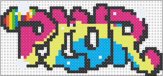 Pan Pride PLUR - yellow,pink,light blue