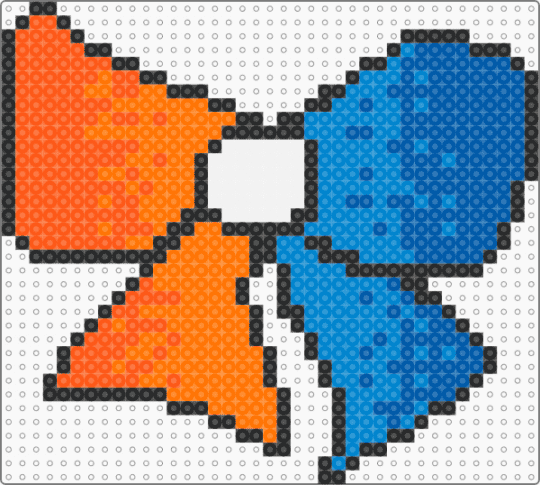 Aroace bow - aroace, aromantic, asexual, blue, cotdbows, orange, pride