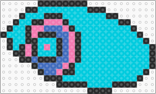 TADC Abstraction eye - light blue,tacd,the amazing digital circus,abstaction