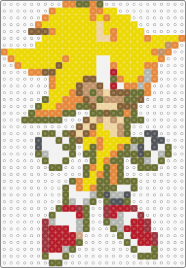 Super Sonic - gold, orange, yellow