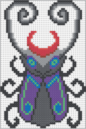 Swirly Beetle - beetle, bug, cotdbugs, gray, purple, swirls