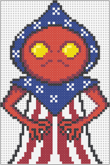 Patriotic Flatwoods - blue,red,cotdindependencedayusa2026,flatwoodsmonster,cryptid,cryptids,flatwood