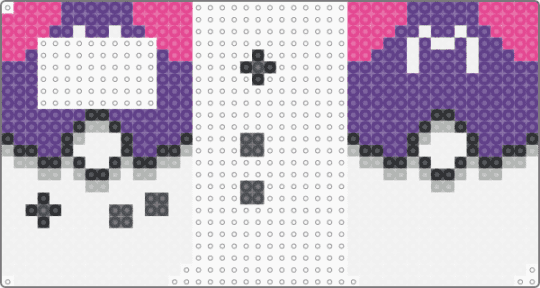 Gamecard Holder - Master Ball Edition - white,purple,pokemon,gameboy,cardholder,pokeball,nintendo,masterball