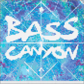 Basssss - bass canyon,festival,edm,music,logo,white,blue