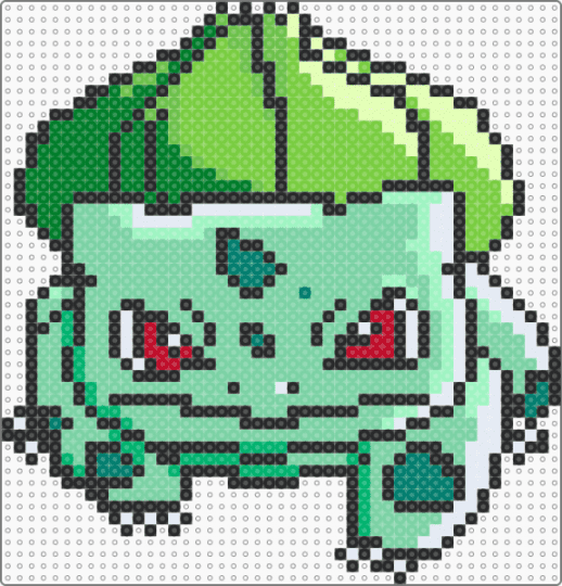 Menacing Bulbasaur - bulbasaur, green, pokedex, pokemon, teal