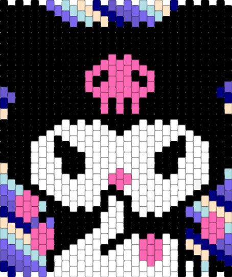 Smaller Kuromi bag - black, blue, pink, white