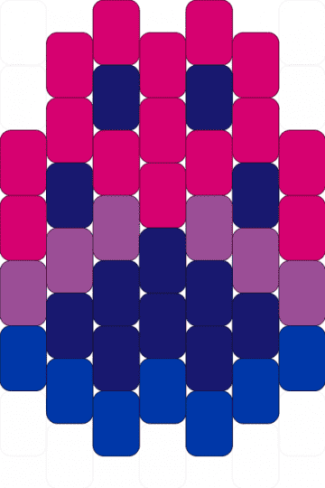 Bi Paw Pad - pink,pride,paw,furry,therian,otherkin,bi,bisexual