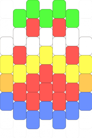 Pupgender Paw Pad - yellow,red,paw,furry,therian,otherkin,pride,xenogender,pupgender
