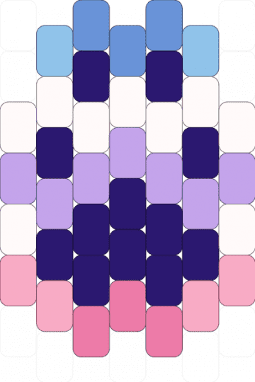 Bigender Paw Pad V3 - purple,pink,paw,therian,otherkin,furry,pride,bigender
