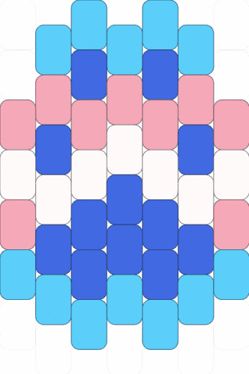 Trans Paw Pad - light blue,blue,transgender,trans,pride,paw,furry,therian,otherkin