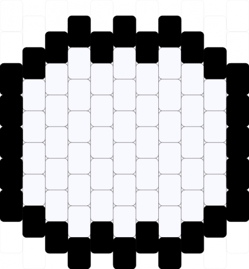 Pin Pattern Template - black, white