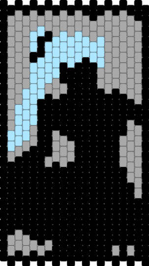 rwby, weiss schnee tapestry - beige, black, light blue, rwby