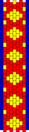 Random - diamonds,geometric,repeating,yellow,red,blue