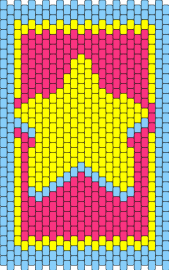 Bag front - star,steven universe,bag,panel,bright,tv show,yellow,pink,light blue