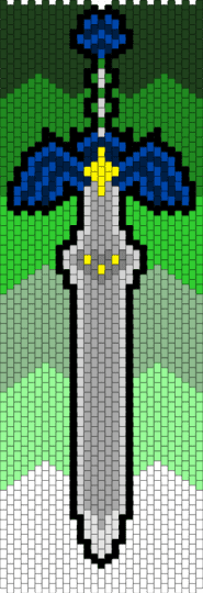 Master Sword LoZ - cotdswords, green, teal