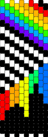 Phone bag - rainbows,bag,stripes,geometric