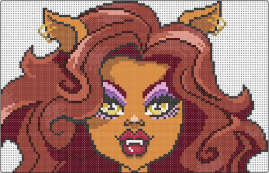MH Clawdeen - brown, orange, red