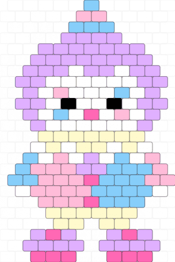 Cotton Candy Clown - pink