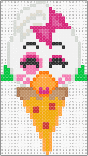FNAF SB Chica - orange, pink, white