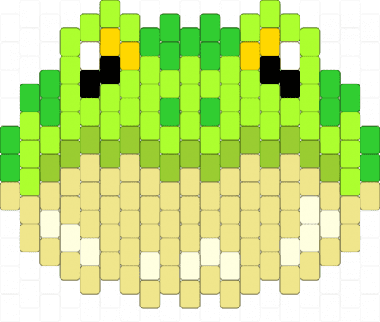 Frog - green,yellow