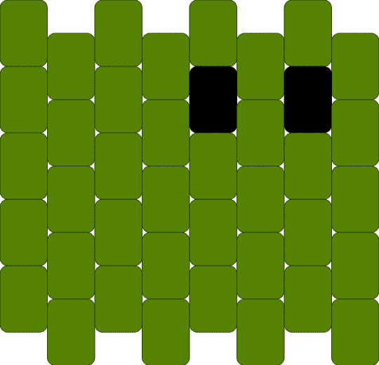 Mini pickle - black, green, pickle