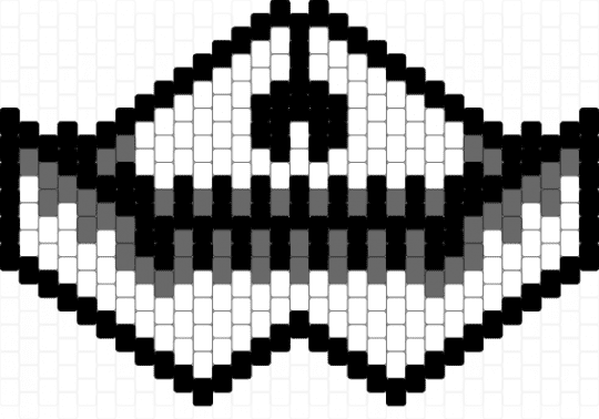 Skull mask for small faces - black, gray, skull, white
