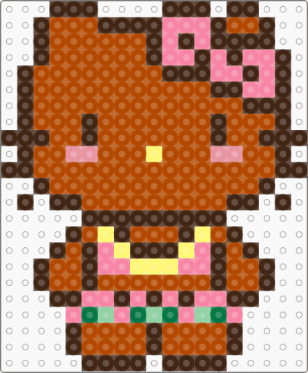 Hello kitty bronzeada - brown, red