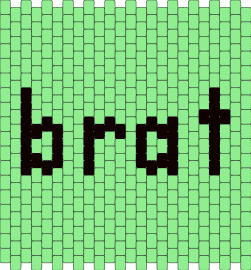 charliiiiiii - brat,text,panel,simple,green