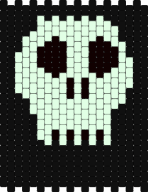 emo ellanour - skull,emo,glow in the dark,skeleton,panel,spooky,halloween,green,black