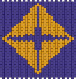 gemstones - diamond,gem,cross,geometric,panel,orange,purple