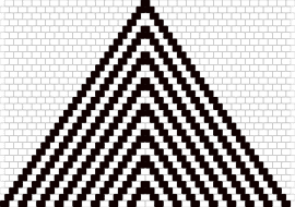 tt - triangle,pyramid,stripes and white,geometric