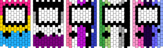 Pride / LGBT Gameboys set #2 - white,pink,light blue,purple,gameboy,pansexual,asexual,genderfluid,aromantic,omnisexual,pride,pride flags