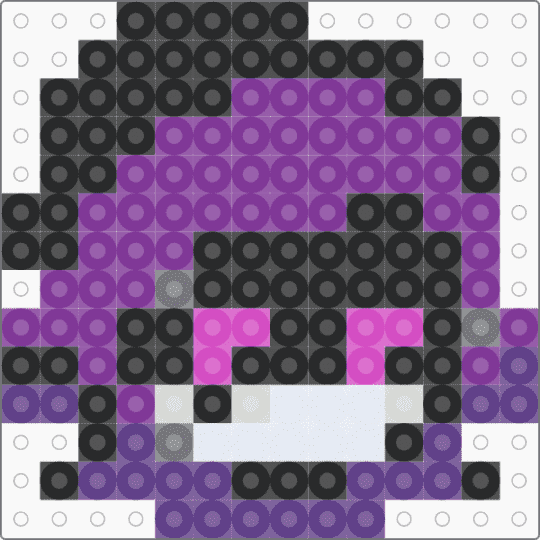 uzi smol bead pattern - pink