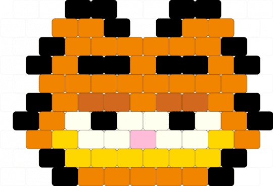 Garfield charm - orange