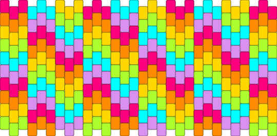 rainbow cuff - pink