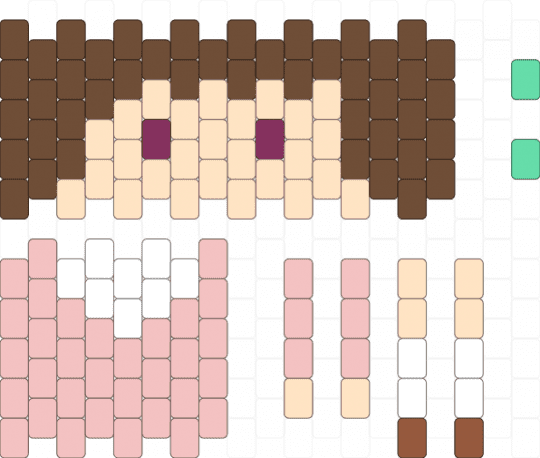 momo doll - beige, brown