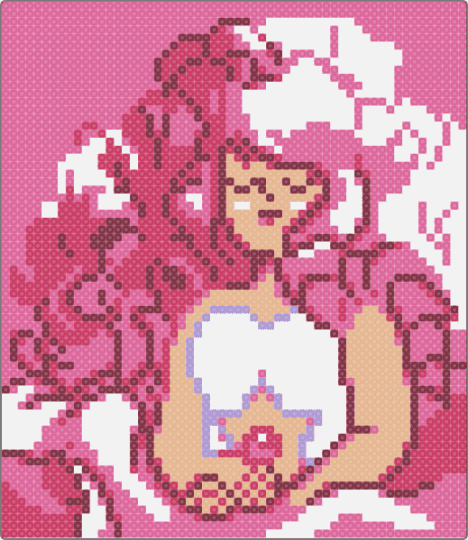 rose su - rose,steven universe,pink