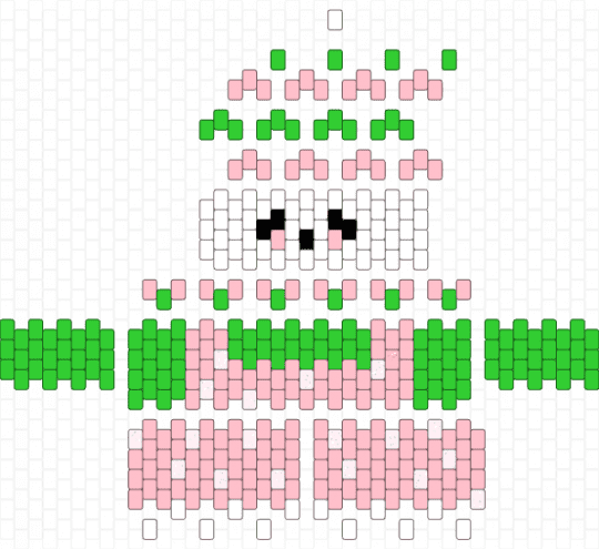 Strawberry clown! - green,pink